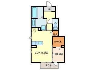 エムグランデB棟の物件間取画像